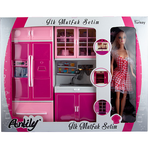 ANLİLY BEBEKLİ DOLAP & LAVABO OYD-02321