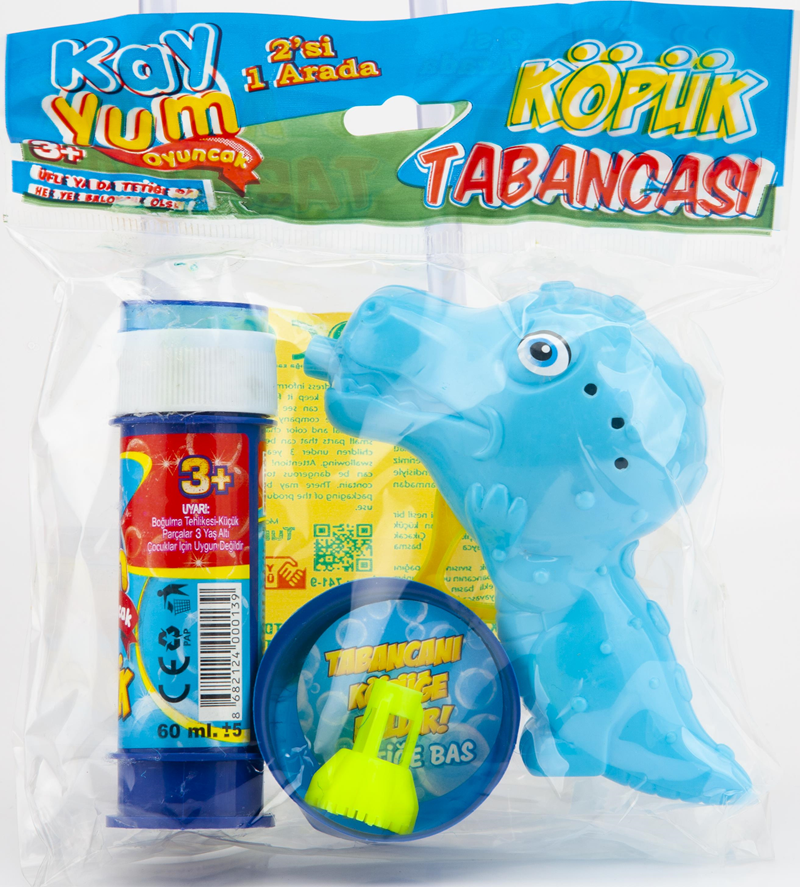 KAYYUM POŞETLİ KARIŞIK FİGÜRLÜ KAÖPÜK TABANCA 741-9