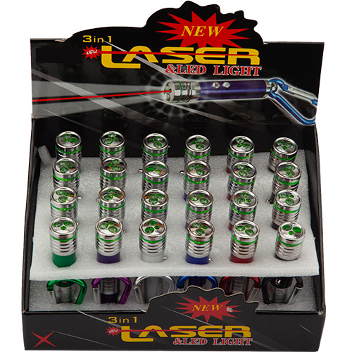 LAZERLİ FENER 3 İN 1 L-806 24LÜ#