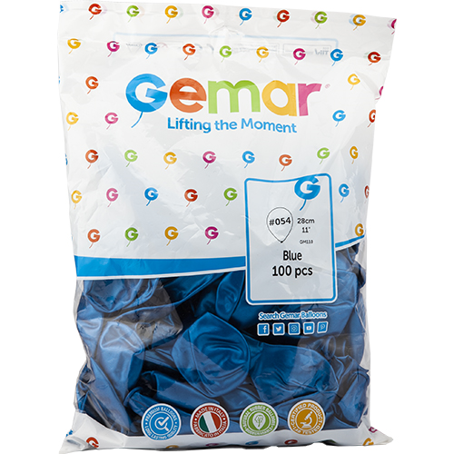 GEMAR METALİK KOYU MAVİ(BLUE) BALON 11 İNCH GM-110 #054 GEMAR METALİK KOYU MAVİ(BLUE) BALON 11 İNCH GM-110 #054