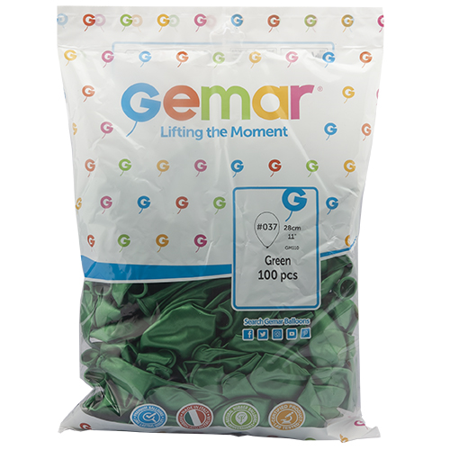 GEMAR METALİK YEŞİL(GREEN) BALON 11 İNCH GM-110 #037