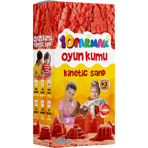 10 PARMAK KİNETİK KUM 1 KİLO#