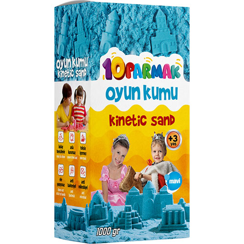 10 PARMAK KİNETİK KUM 1 KİLO#