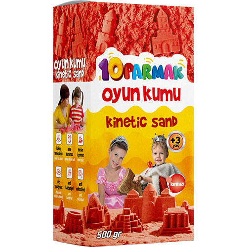 10 PARMAK KİNETİK KUM 500 GR. KUM-001