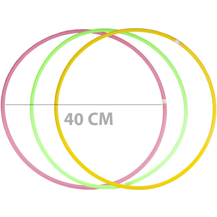ORTA HULAHOP ÇEMBER TEK RENK 60 CM