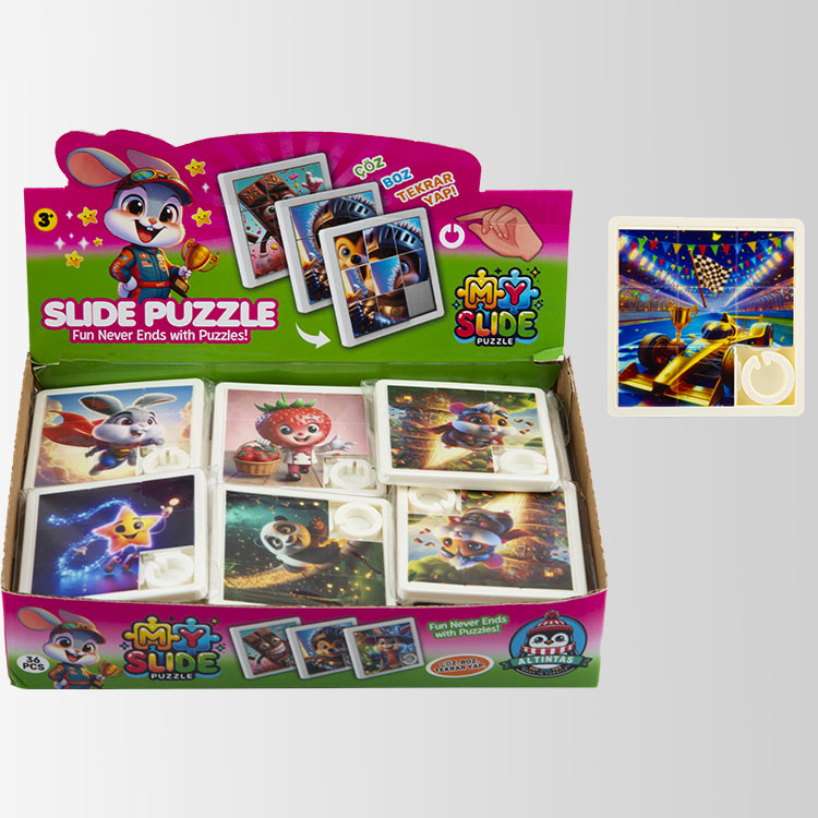 KUTULU STANDDA KÜÇÜK KAYDIRMA PUZZLE 36LI