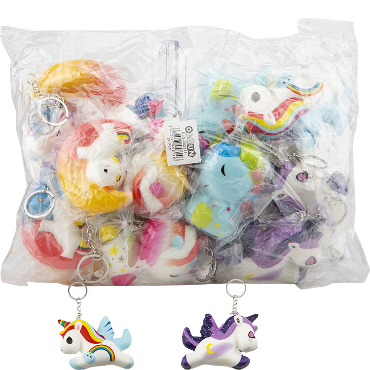 SQUISHY UNICORN ANAHTARLIK 20'Lİ