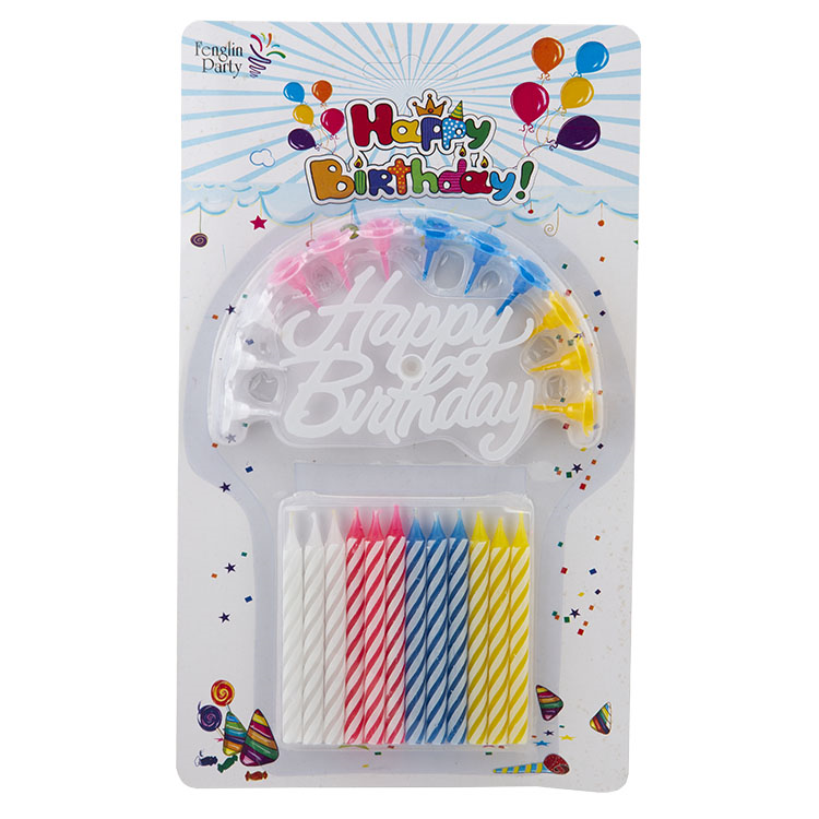 BÜYÜK PASTA MUMU 12'Lİ M-11#