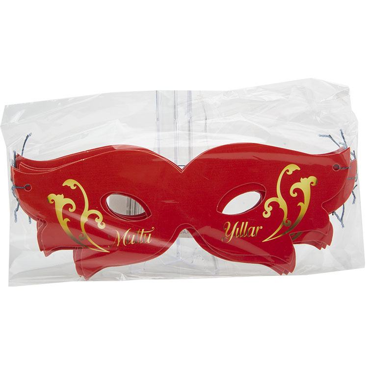 MUTLU YILLAR KAĞIT BALO MASKESİ 10'LU ER-114 MUTLU YILLAR KAĞIT BALO MASKESİ 10'LU ER-114