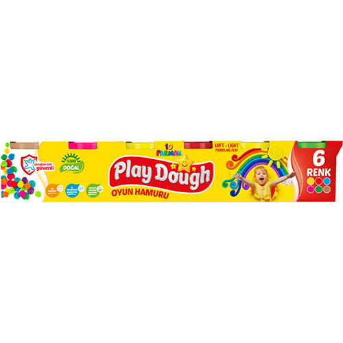 KÜÇÜK KUTULU 6'LI OYUN HAMURU 240 GR. FD-006# KÜÇÜK KUTULU 6'LI OYUN HAMURU 240 GR. FD-006#