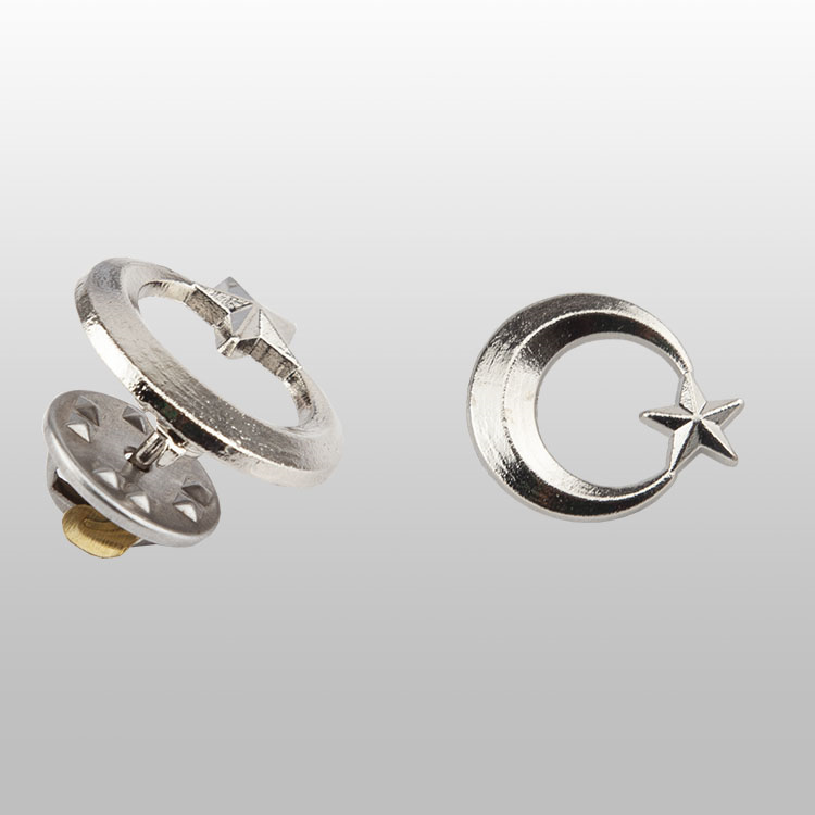 EMİN ZAMAK GÜMÜŞ RENK AYYILDIZ YAKA ROZET 30'LU EMİN ZAMAK GÜMÜŞ RENK AYYILDIZ YAKA ROZET 30'LU