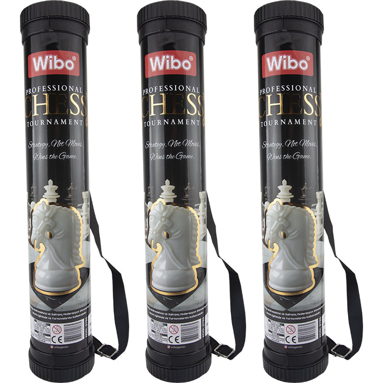 PROFOSYONEL DERİ ZEMİNLİ RULO SATRANÇ WİBO-0765 PROFOSYONEL DERİ ZEMİNLİ RULO SATRANÇ WİBO-0765