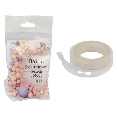 BALON DEKORASYON ŞERİDİ 5 MT(ZİNCİR)# BALON DEKORASYON ŞERİDİ 5 MT(ZİNCİR)#