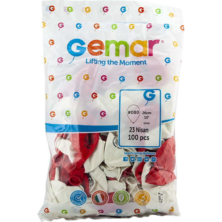 GEMAR 23 NİSAN 10" BALON GD90