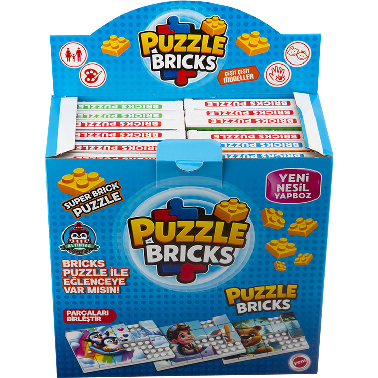 PUZZLE BRİCKS 12'Lİ ALT-3056