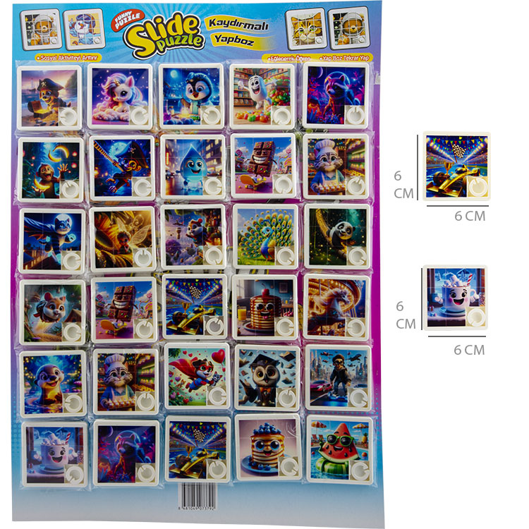 KARTELADA KÜÇÜK KAYDIRMA YAPBOZ 30'lu