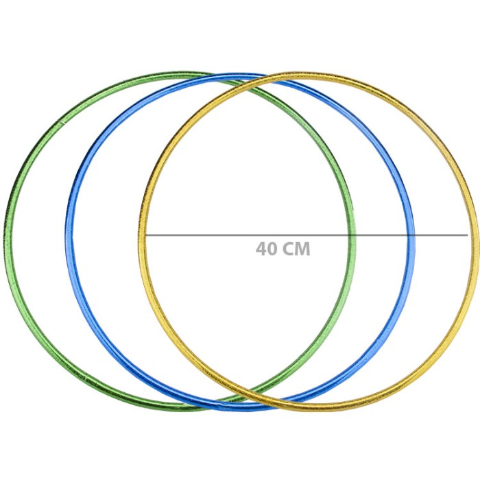 MİNİ METALİZE HULAHOP 40 CM