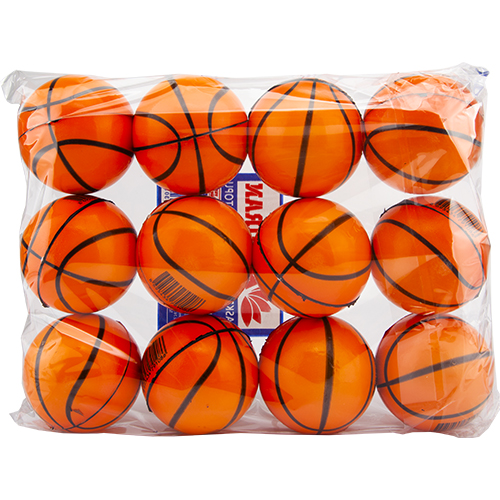 KÜÇÜK TURUNCU BASKETBOL STRES TOPU 6,30CM ALM-3401-3