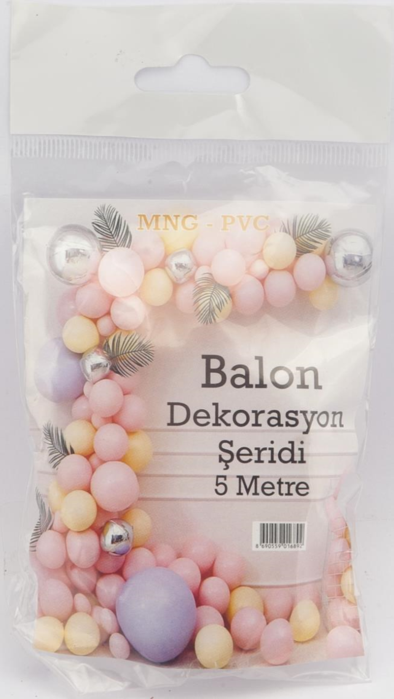 BALON DEKORASYON ŞERİDİ 5 MT(ZİNCİR)#