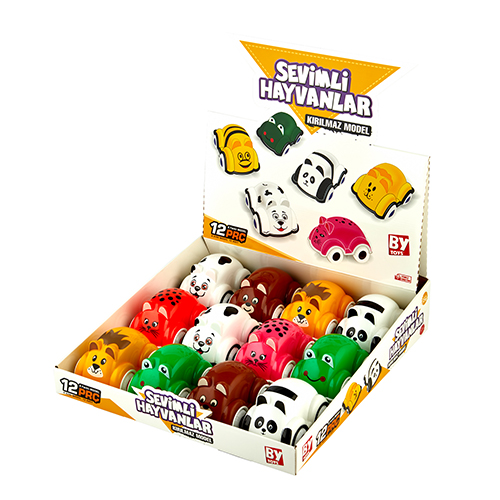 BAYRAKTAR KIRILMAZ ARAÇ SEVİMLİ HAYVANLAR BY-555#