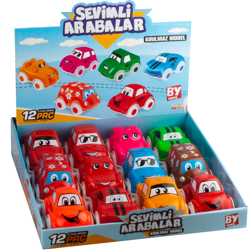BAYRAKTAR KIRILMAZ SEVİMLİ ARABALAR BY-556#